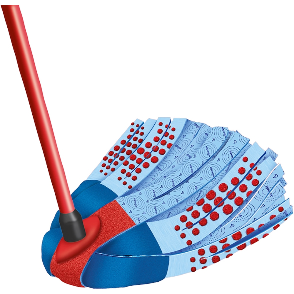 Mop cu maner Euroclick VILEDA 3 Action, microfibra