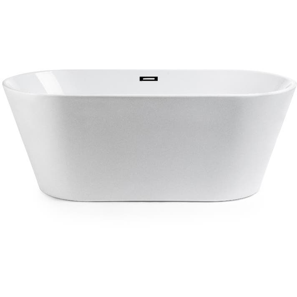 Cada baie freestanding GOODHOME Huron, acril, 170 x 75 x 60 cm, alb