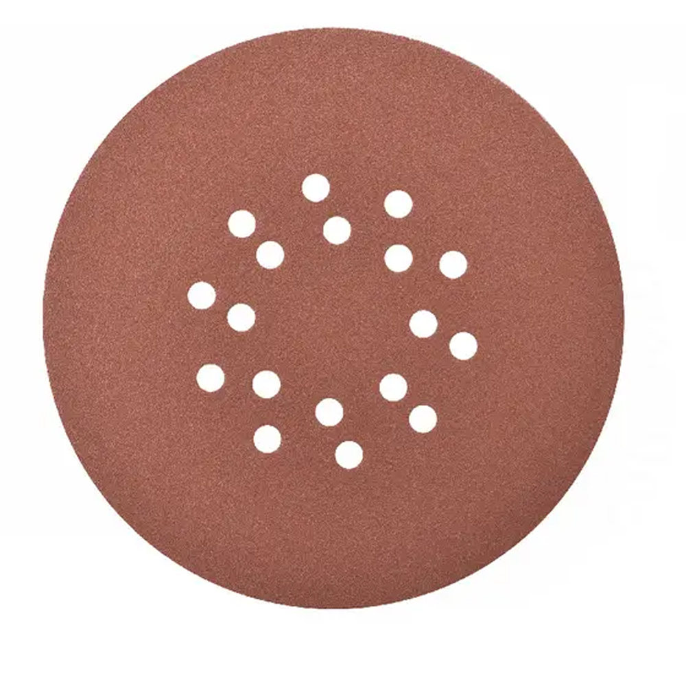 Disc abraziv MAC ALLISTER 101365755, perforat, P80 H L, 5 bucati