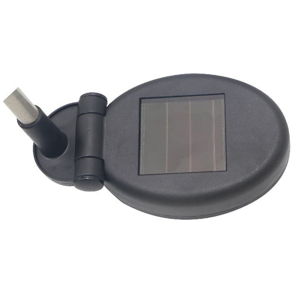 Lampa solara Adjuma, IP44, 300 lm, negru