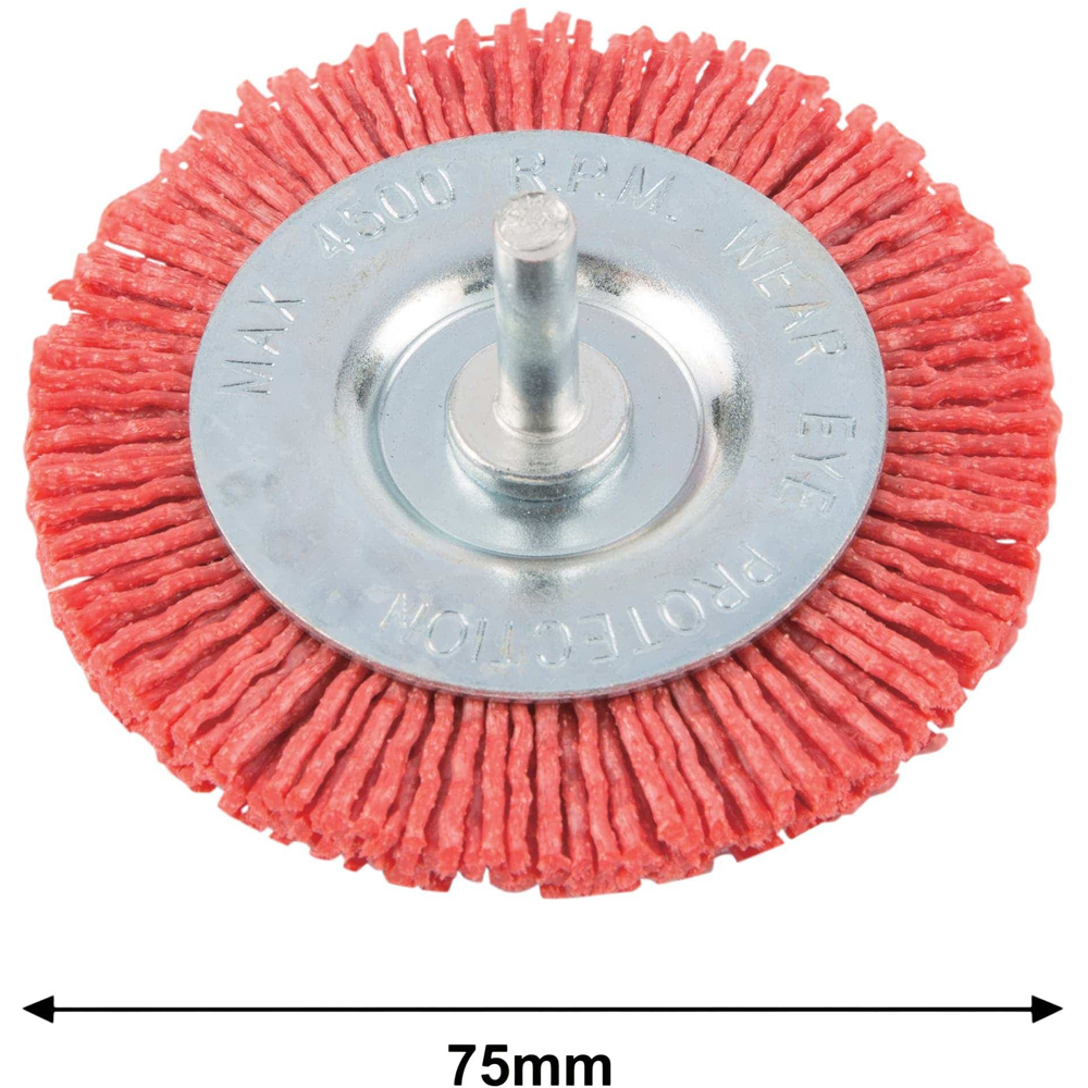 Perie circulara MAC ALLISTER, fir plastic, 75 mm