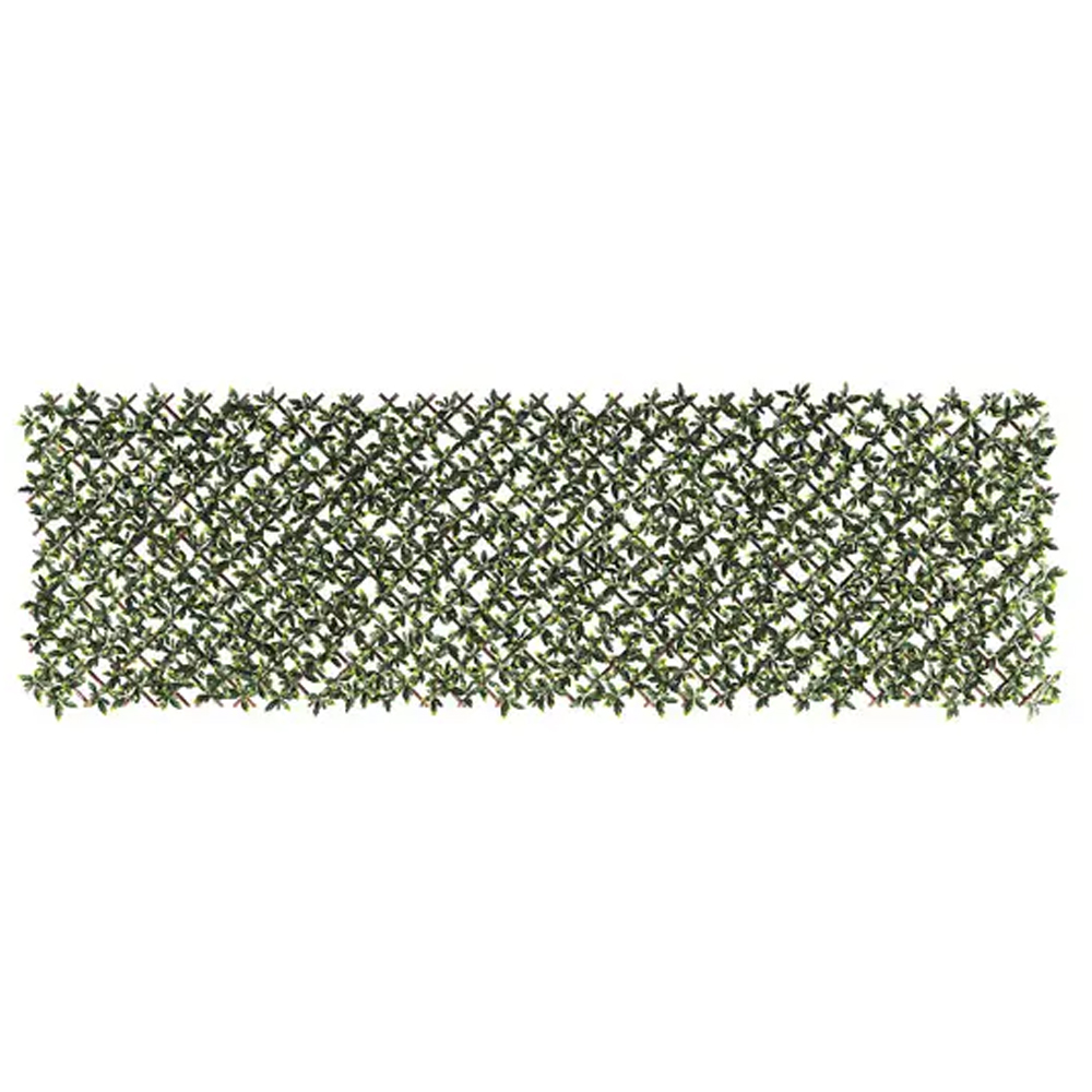 Panou gard rachita cu frunze KLIKSTROM Mo2, 200 x 100cm, maro-verde