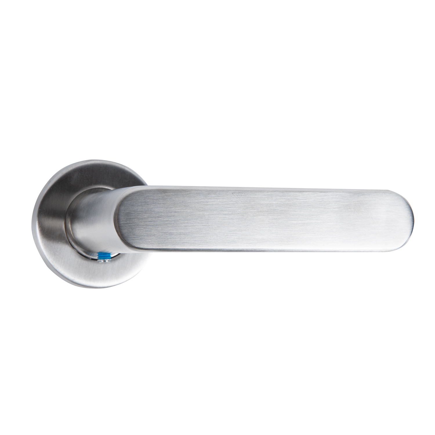 Set manere, inox satinat pentru usi metalice  Yale Elisa