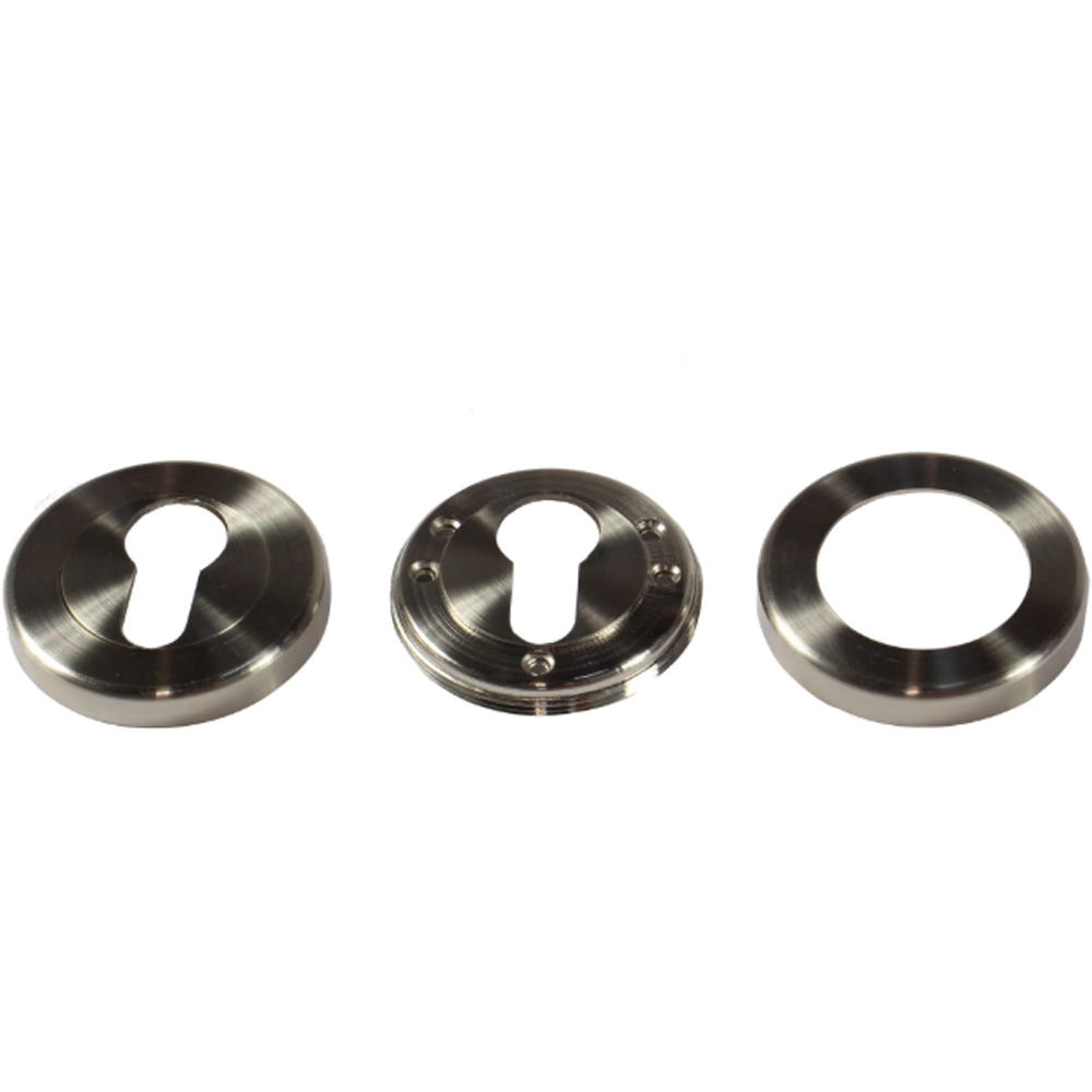 Rozeta ASSA ABLOY, aluminiu, 54 mm, 2 bucati, nichel
