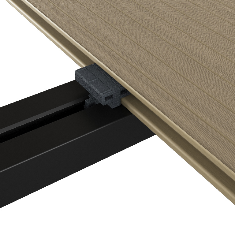 Dusumea pentru terasa KLIKSTROM Premium, 220 x 14.5 x 2.1 cm, WPC, maro
