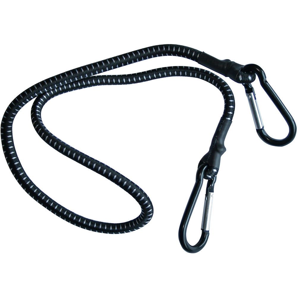 Coarda elastica cu carabina BOTTARI 18234, 150cm, negru