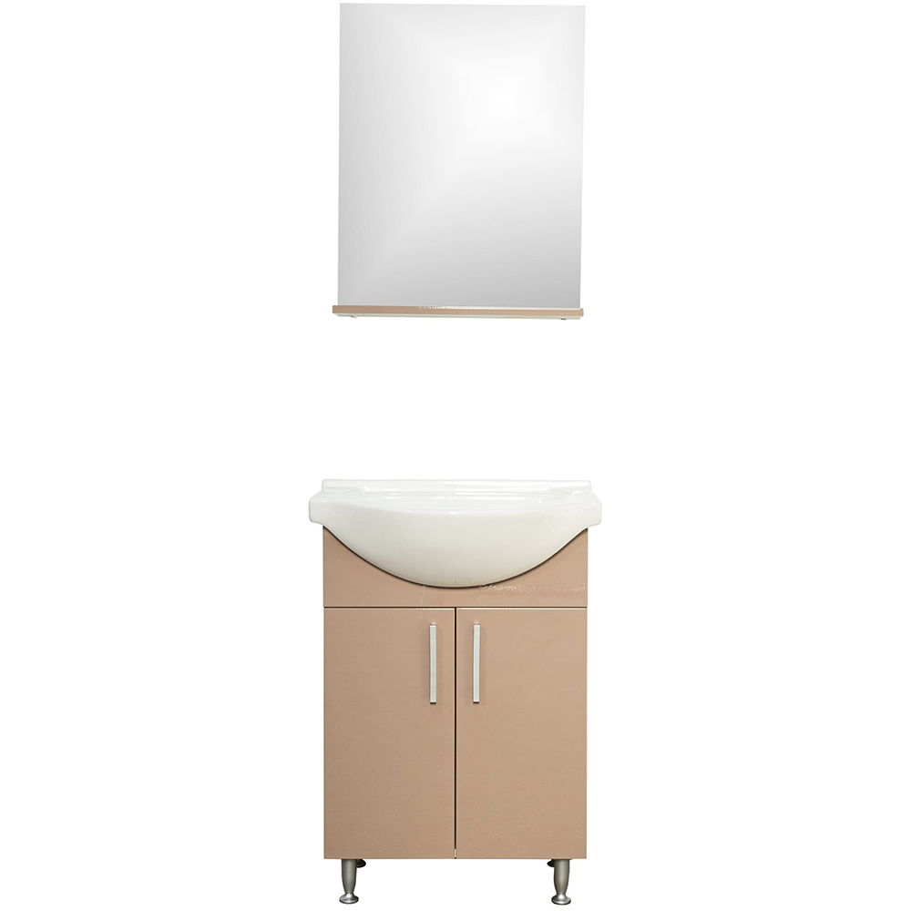 Set mobilier baie SANITOP Bella, 57 x 44.4 x 82 cm, bej