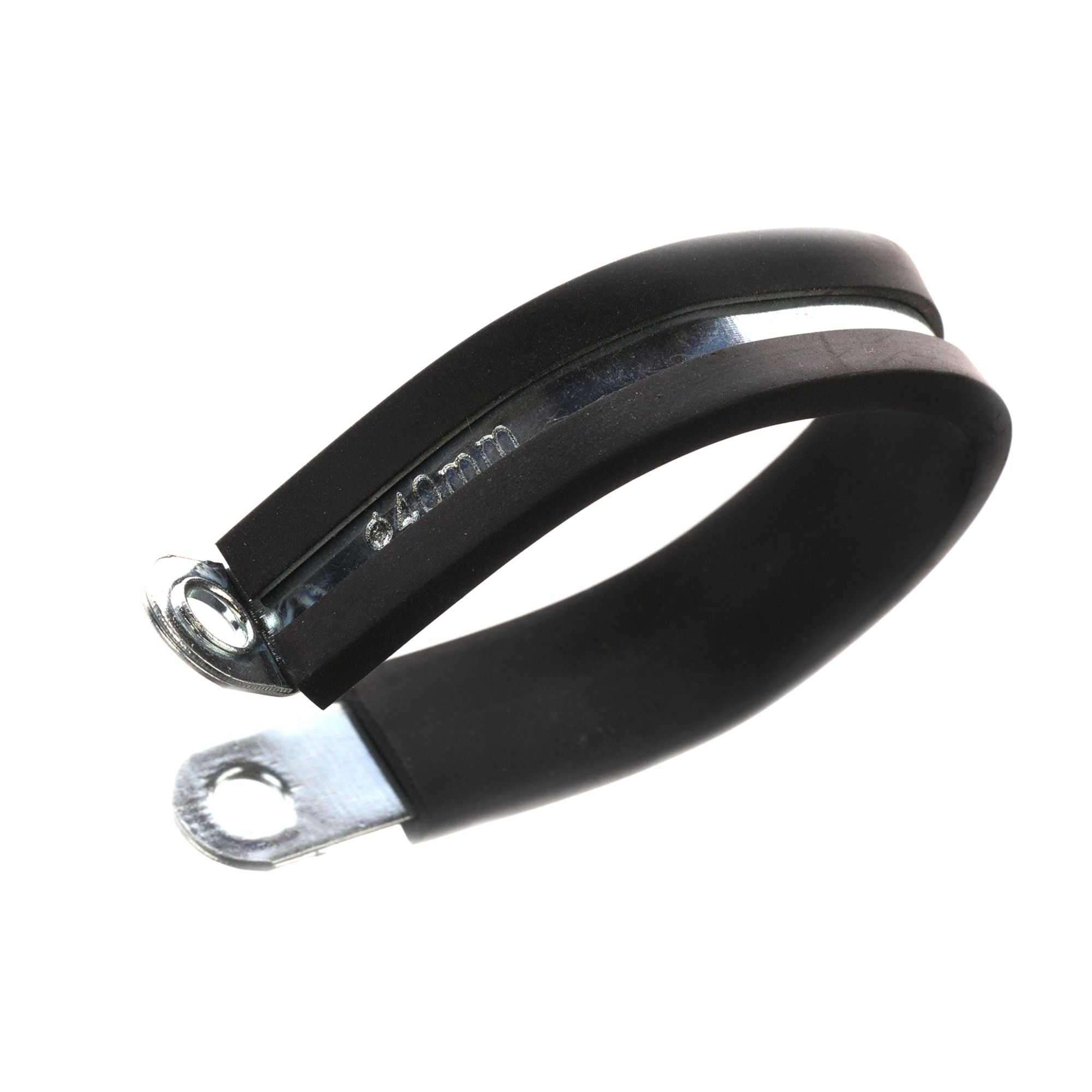 Clema prindere laterala PP, 40mm, alb, 1buc