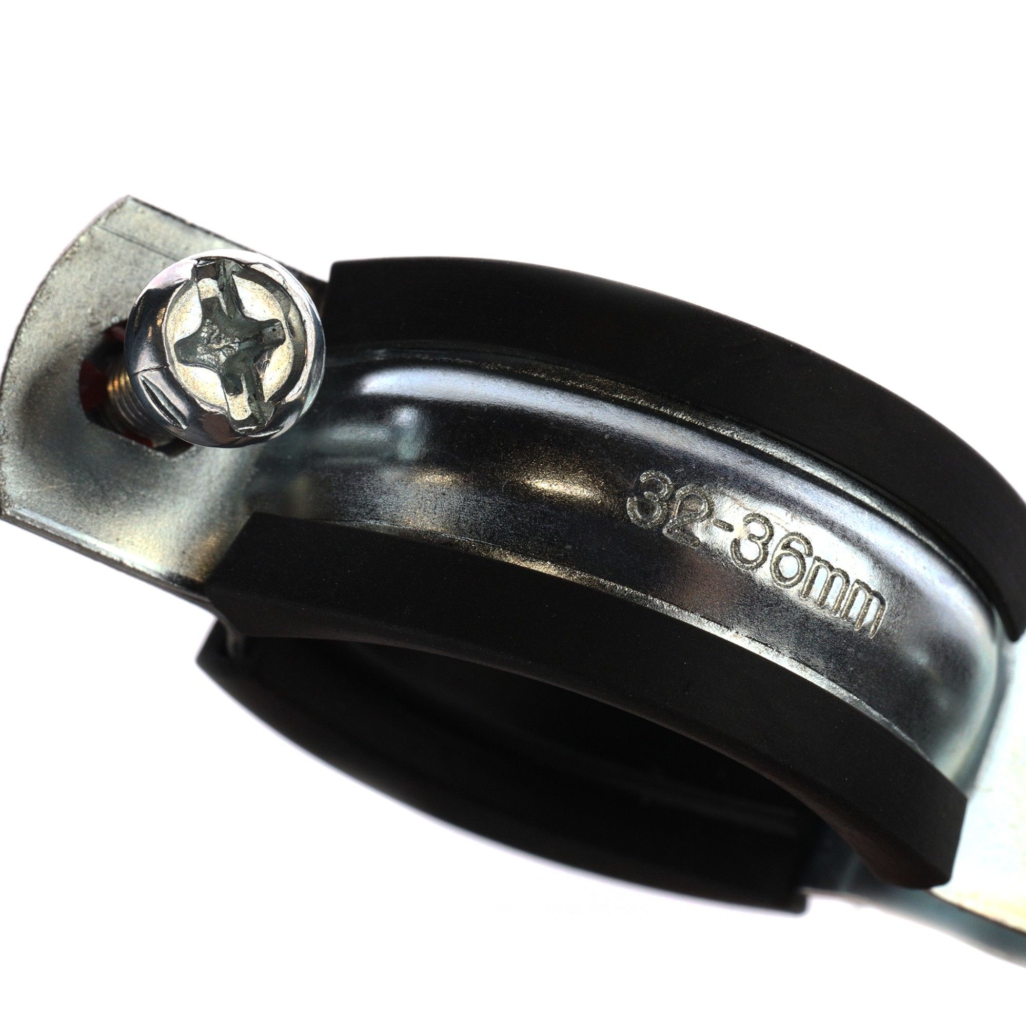 Brida dubla fixare tevi, 32 - 36 mm, otel