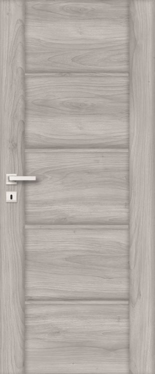 Usa interior Bolzano, cu geam, dreapta, MDF, 78 x 206 cm, gri