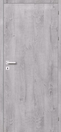 Usa interior Exmoor, fara geam, stanga, MDF, 88 x 206 cm, gri