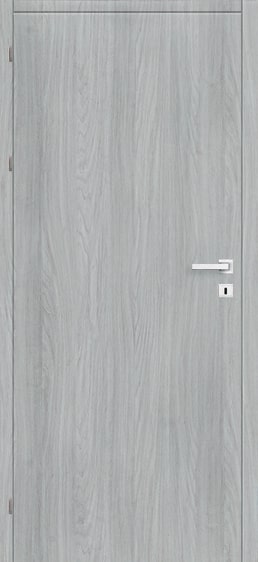 Usa interior Exmoor, fara geam, dreapta, MDF, 88 x 206 cm, gri stejar