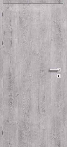 Usa interior Exmoor, fara geam, dreapta, MDF, 88 x 206 cm, gri