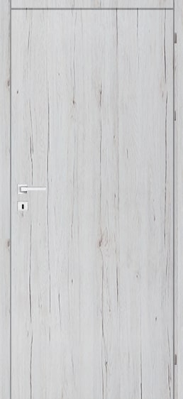 Usa interior Exmoor, fara geam, stanga, MDF, 88 x 206 cm, gri deschis