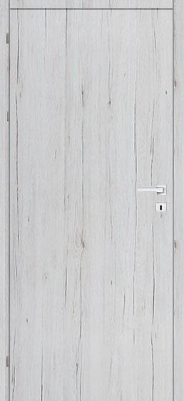 Usa interior Exmoor, fara geam, dreapta, MDF, 88 x 206 cm, gri deschis
