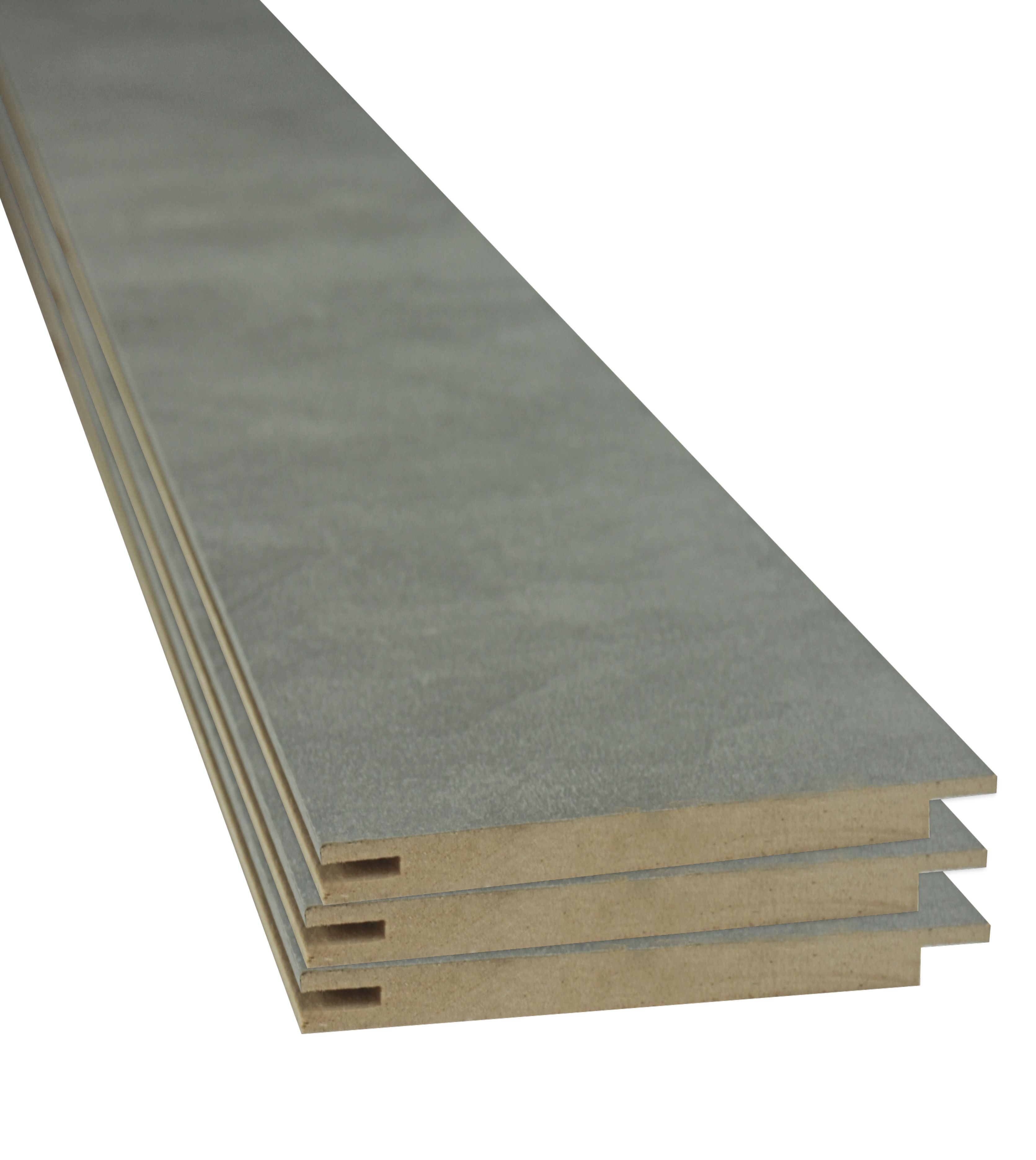 Set extensie toc, MDF, 17 x 210 cm, gri inchis