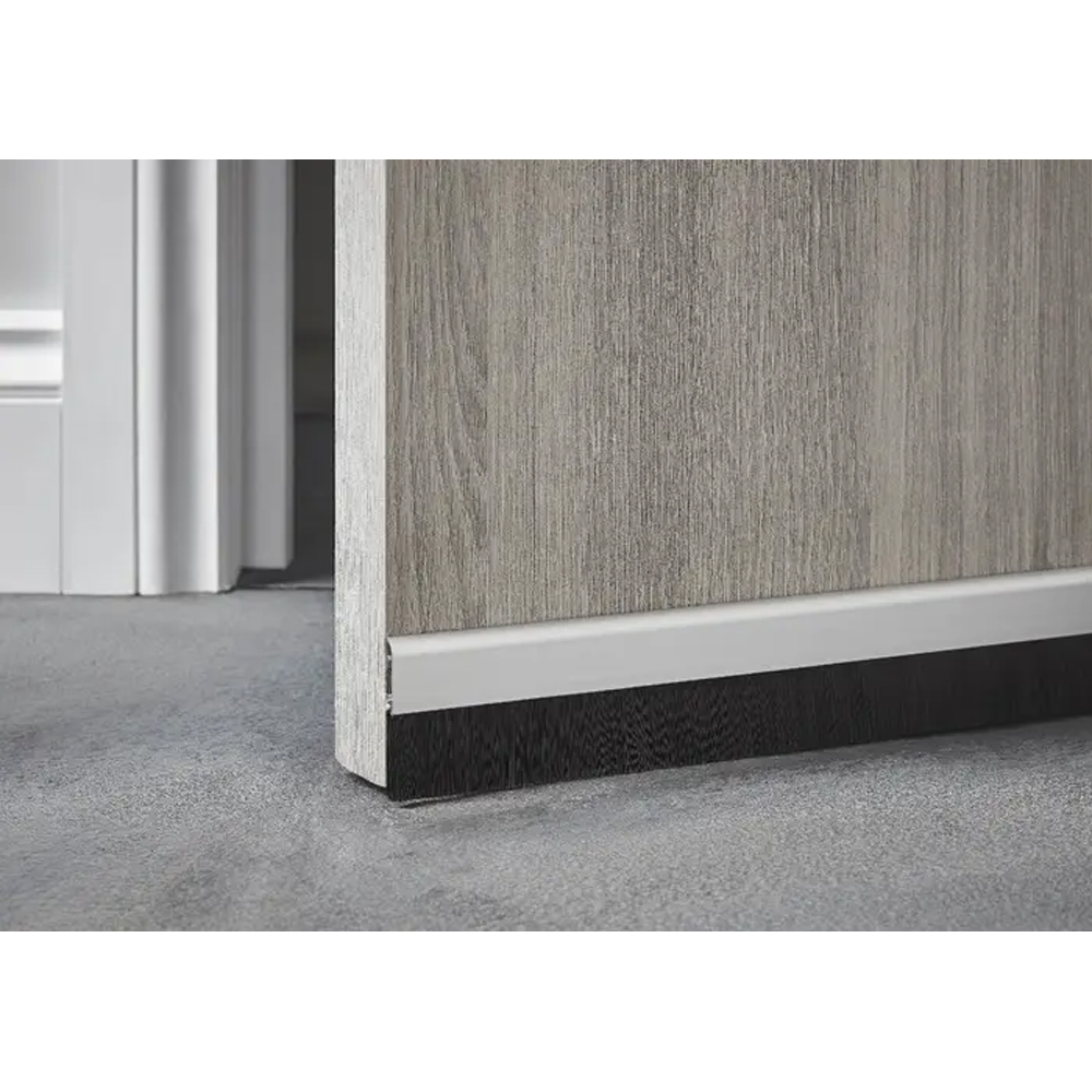 Garnitura aluminiu cu perie VOLDEN 101374558, 100 x 5 cm
