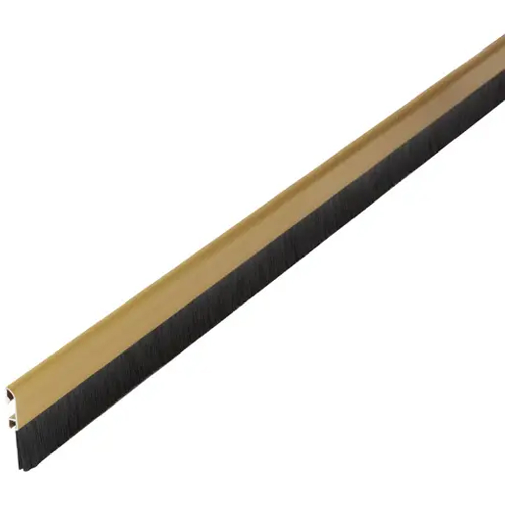 Garnitura aluminiu cu perie VOLDEN 101374561, 1000 x 15 mm, auriu