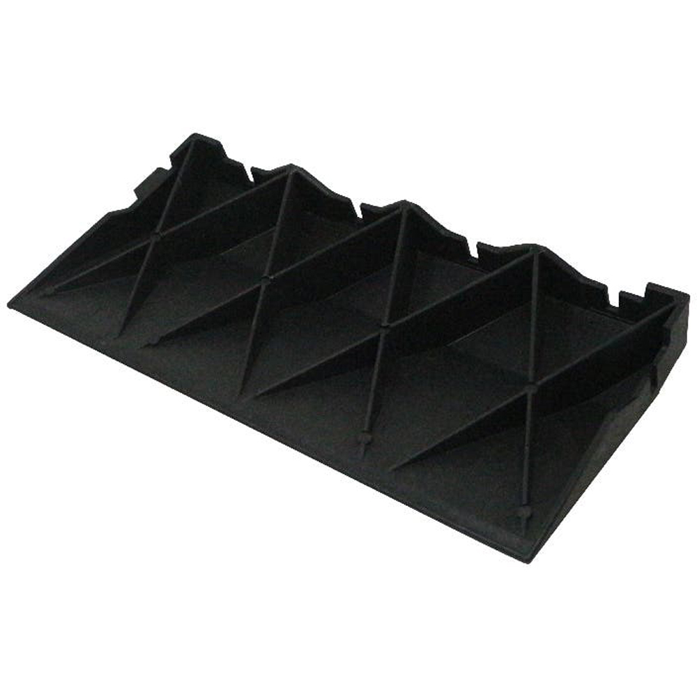 Placa margine pentru pardoseala/dusumea Agara KLIKSTROM, compozit, 40 x 20 x 4.5 cm, negru-antracit