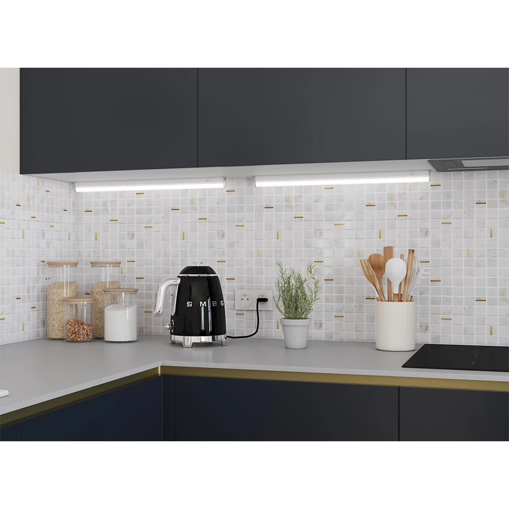 Corp iluminat bucatarie GOODHOME Periera, LED, IP20, 8W, 900lm, 52.6cm, alb