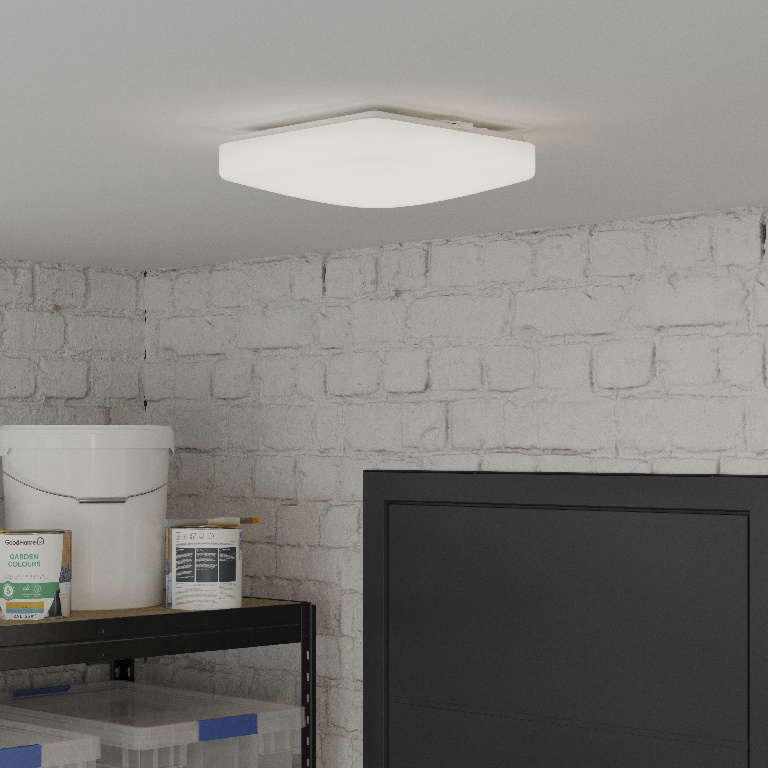 Plafoniera GOODHOME CL5S2810, 10W, 960lm, IP44, alb