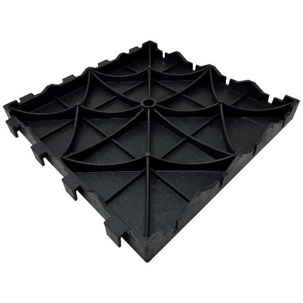 Placa pentru pardoseala/dusumea Agara KLIKSTROM, compozit, 40 x 40 x 4.5 cm, negru antracit