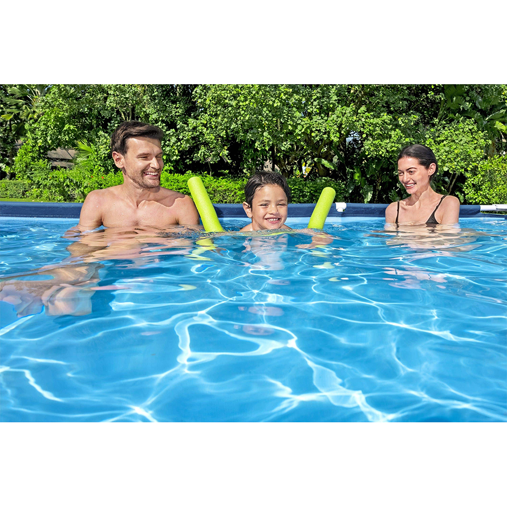 Piscina cadru metalic BESTWAY, dreptunghi, 3300 l, 300 x 201 x 66 cm, albastru