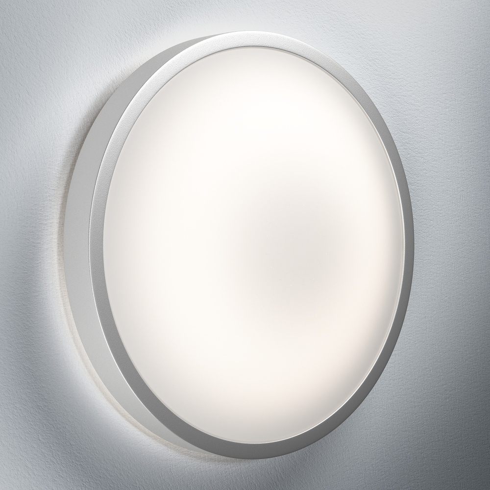 Plafoniera LED LEDVANCE Orbis Remote-CCT, 1000lm, 17W, 2700-6500K, telecomanda, crom