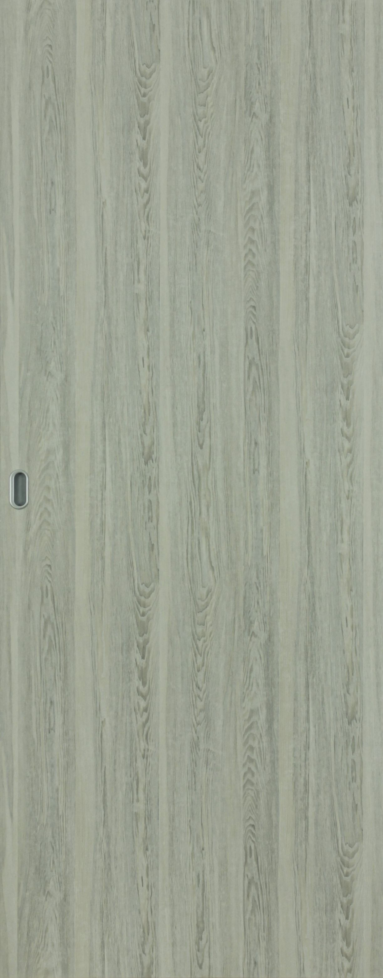 Usa interior Karpat, fara geam, reversibila, MDF, 81.5 x 207 cm, gri deschis