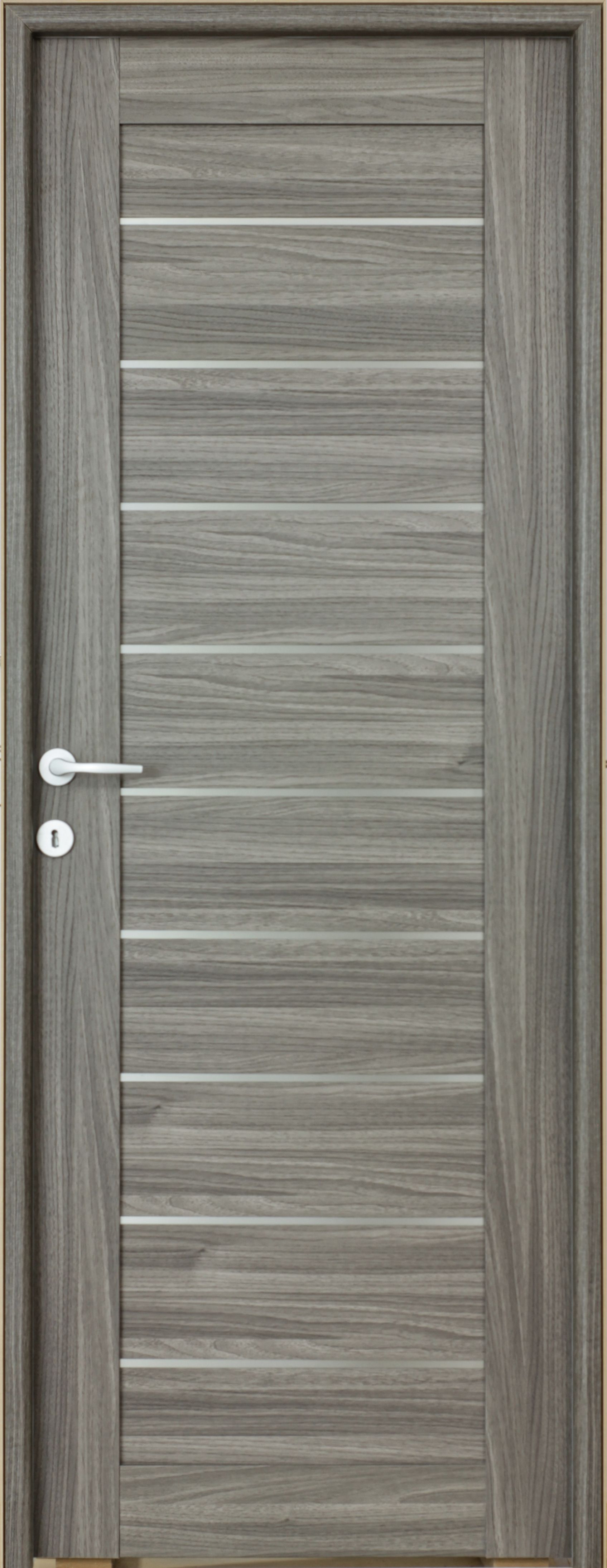 Usa interior Tarra, cu geam, reversibila, 88 x 203 cm, stejar