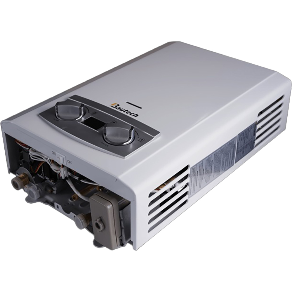 Instant apa calda pe gaz GPL BAUTECH TN12-7L, 7l/min, 12kW, tiraj natural, alb