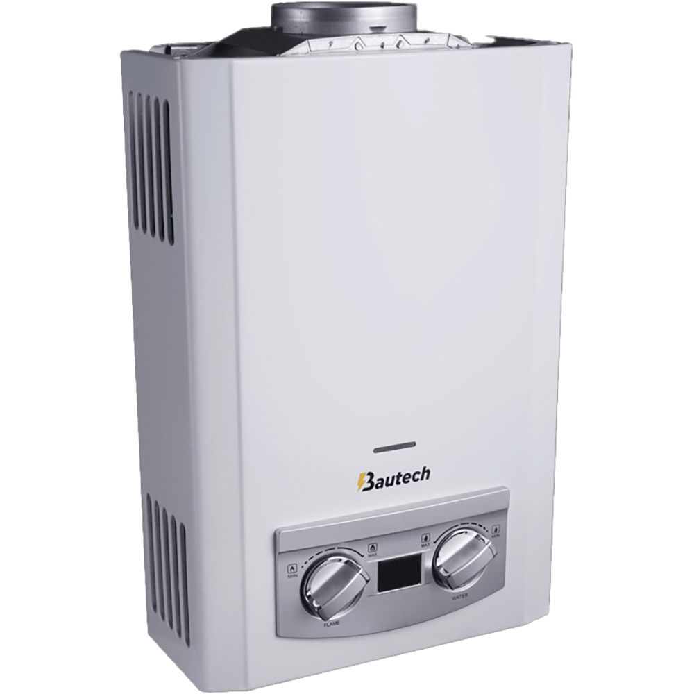 Instant apa calda gaz GPL BAUTECH TN20-11L, 11l/min, 20kW, alb