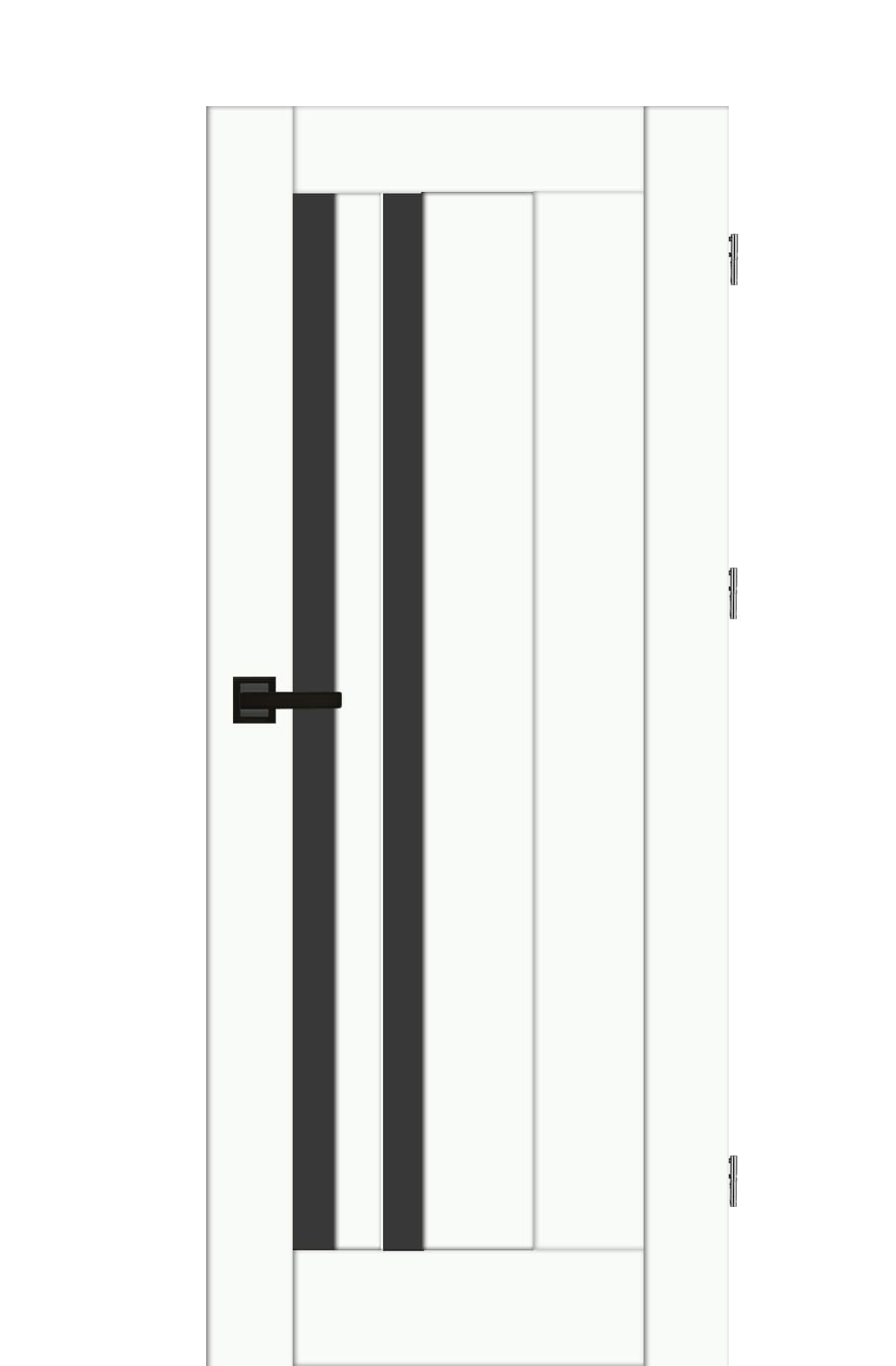 Usa interior Vivo, cu geam, stanga, MDF, 78 x 206 cm, alb