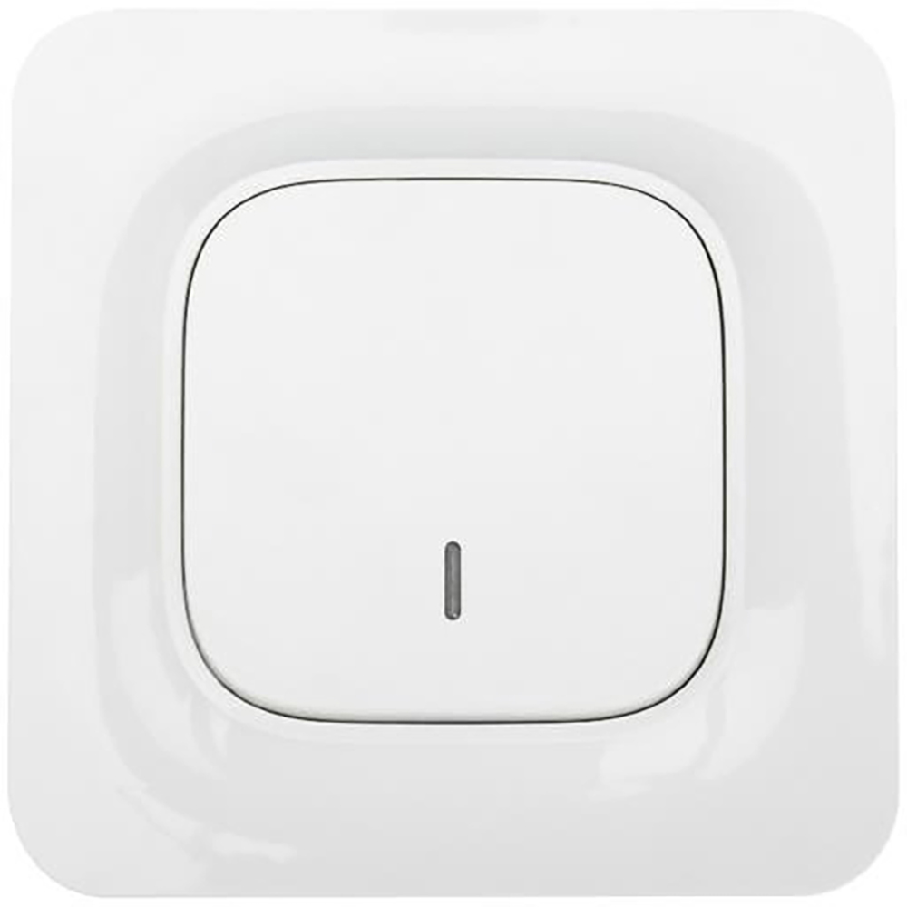 Intrerupator simplu LED KENNET JACOBSEN, alb