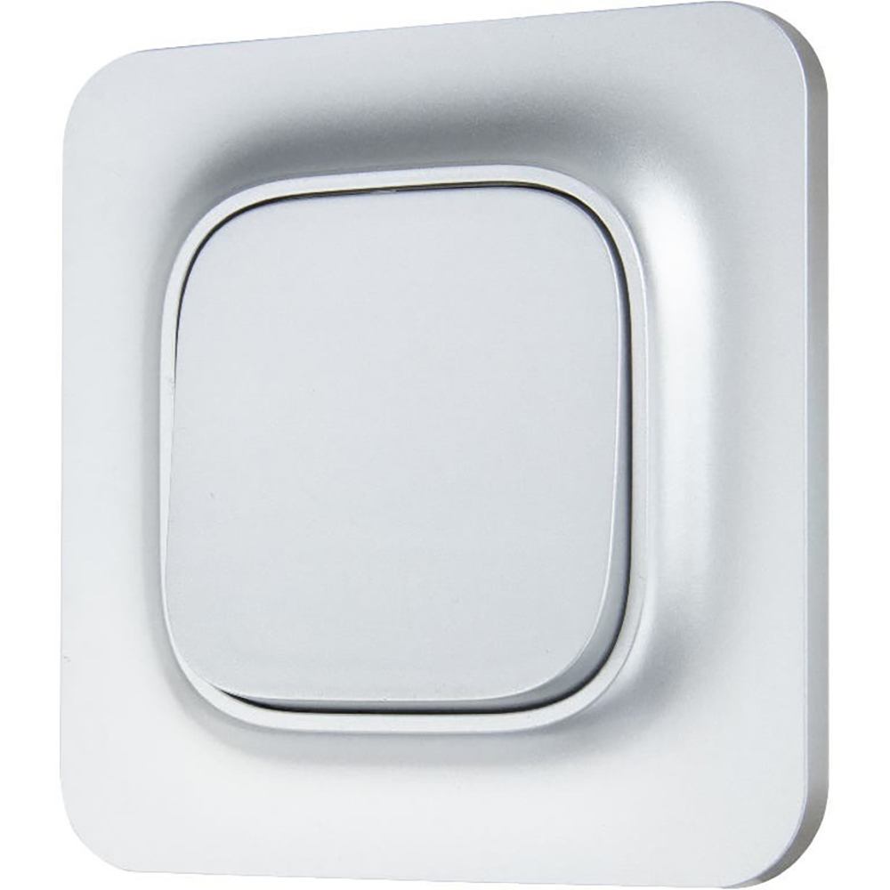 Intrerupator cap scara KENNET JACOBSEN, 2W, ABS, argintiu