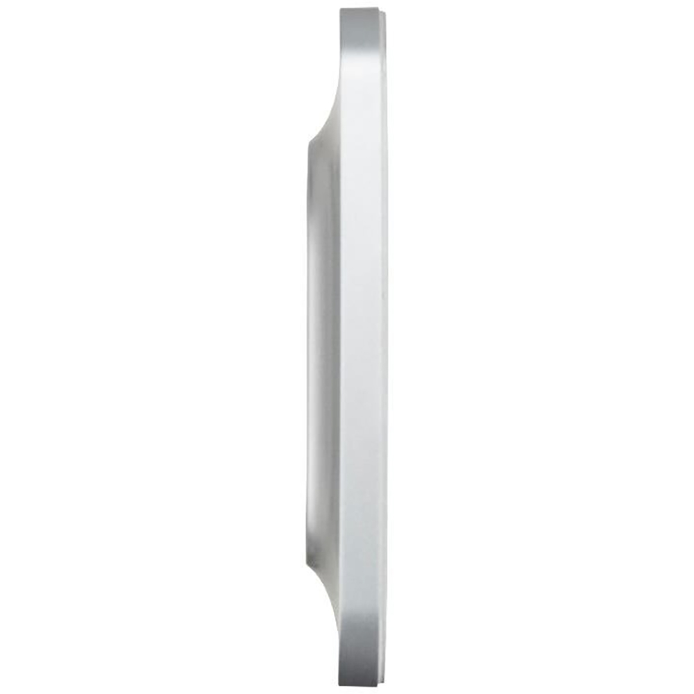 Placa dubla decorativa KENNET JACOBSEN, ABS, argintiu