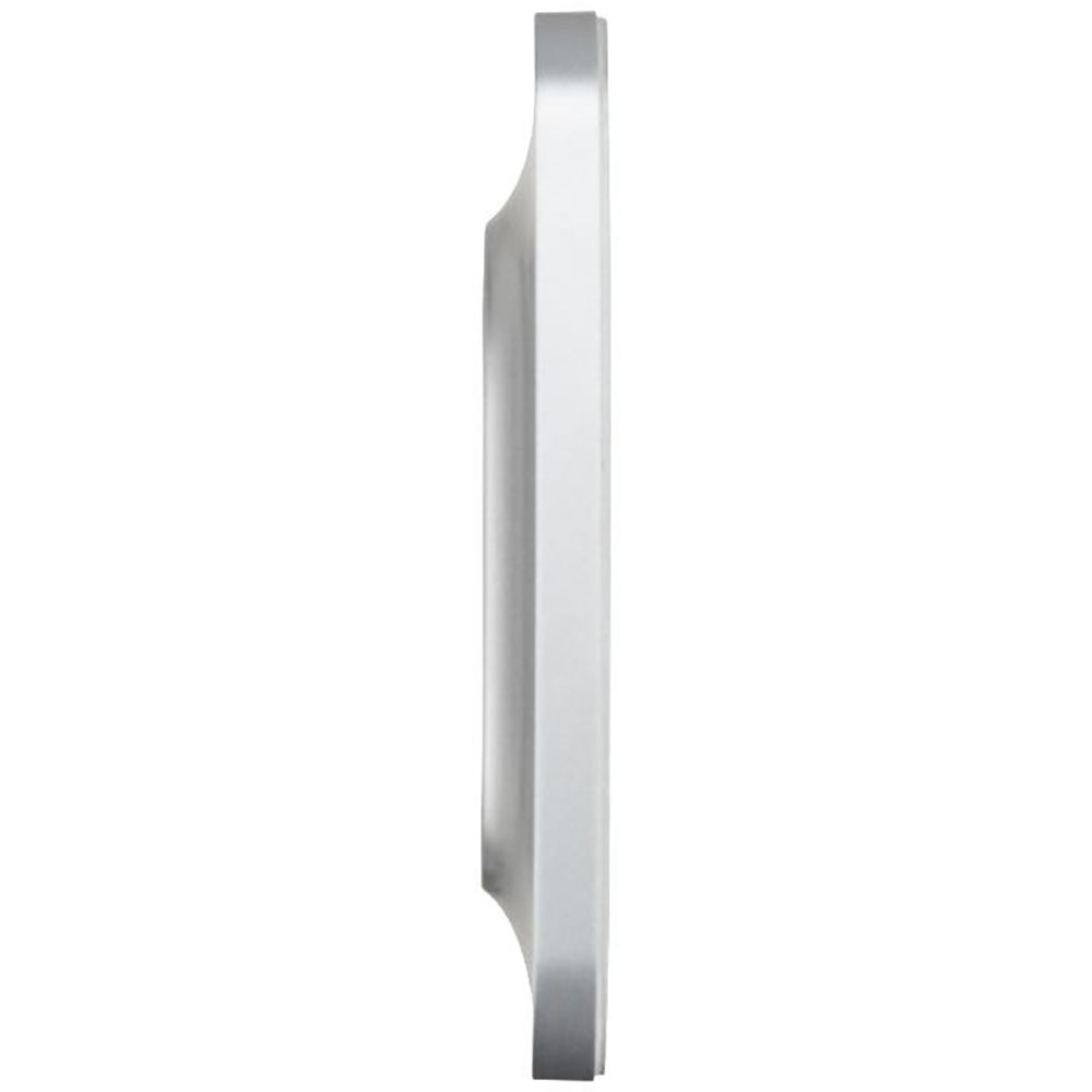 Placa tripla decorativa KENNET JACOBSEN, ABS, argintiu