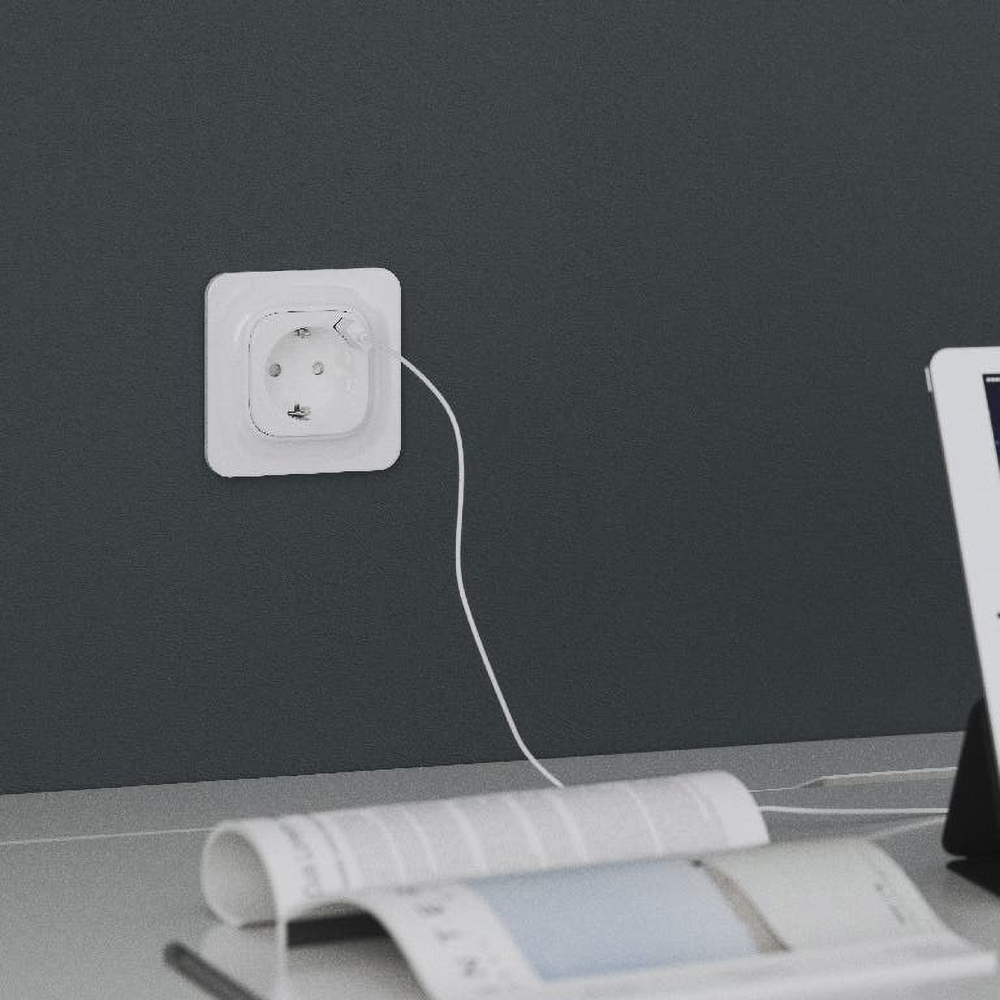 Priza USB JACOBSEN Kennet, alb