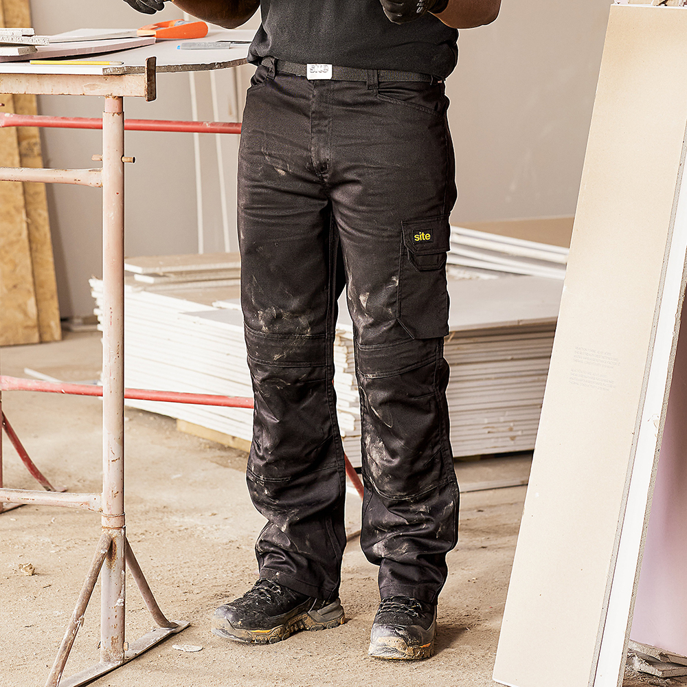 Pantaloni barbati SITE Sember, marimea 46, negru