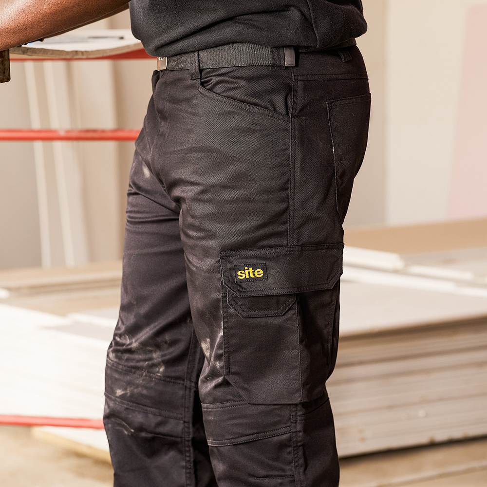 Pantaloni barbati SITE Sember, marimea 46, negru