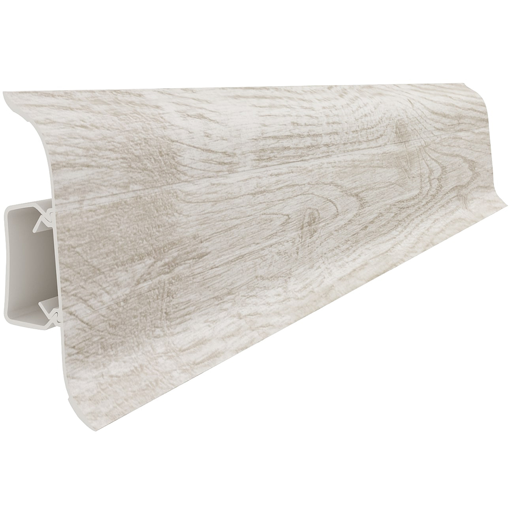 Plinta parchet VILO Flex 5101, PVC, 250 x 5.5 x 2.2 cm, gri deschis