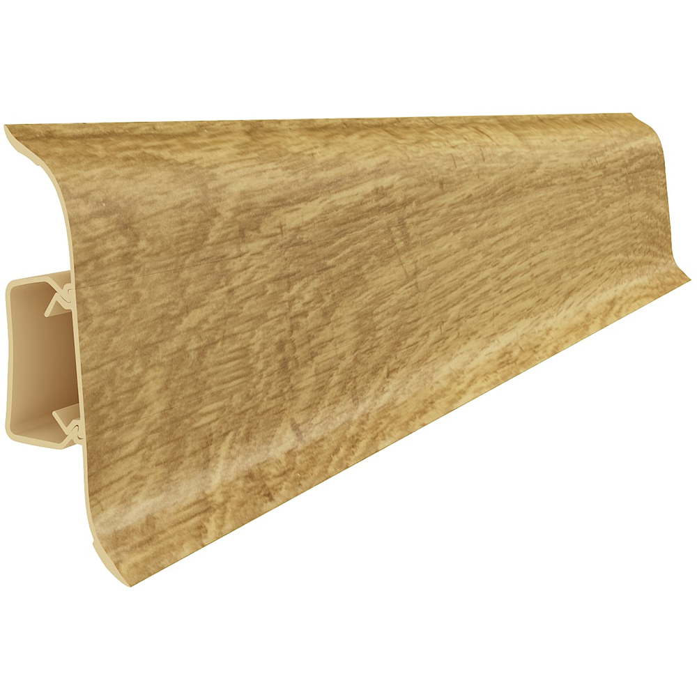 Plinta parchet VILO Flex 518, PVC, 250 x 5.5 x 2.2 cm, stejar