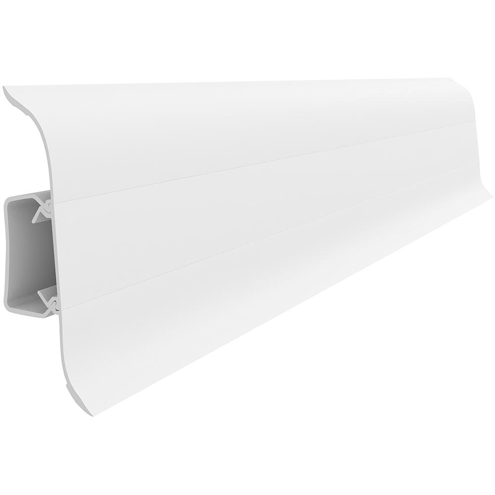 Plinta parchet VILO Flex 501, PVC, 250 x 5.5 x 2.2 cm, alb
