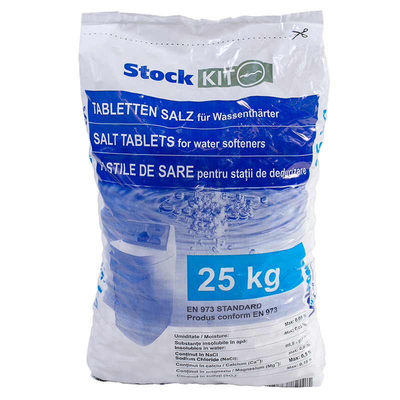 Pastile sare dedurizare, 25 kg