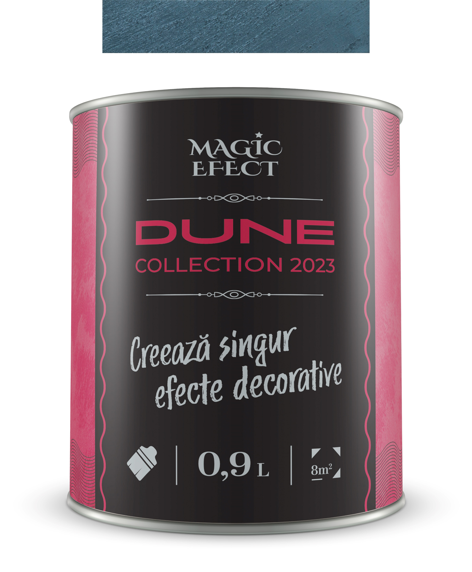 Vopsea Magic Efect Dune, Albastru, 0.9L