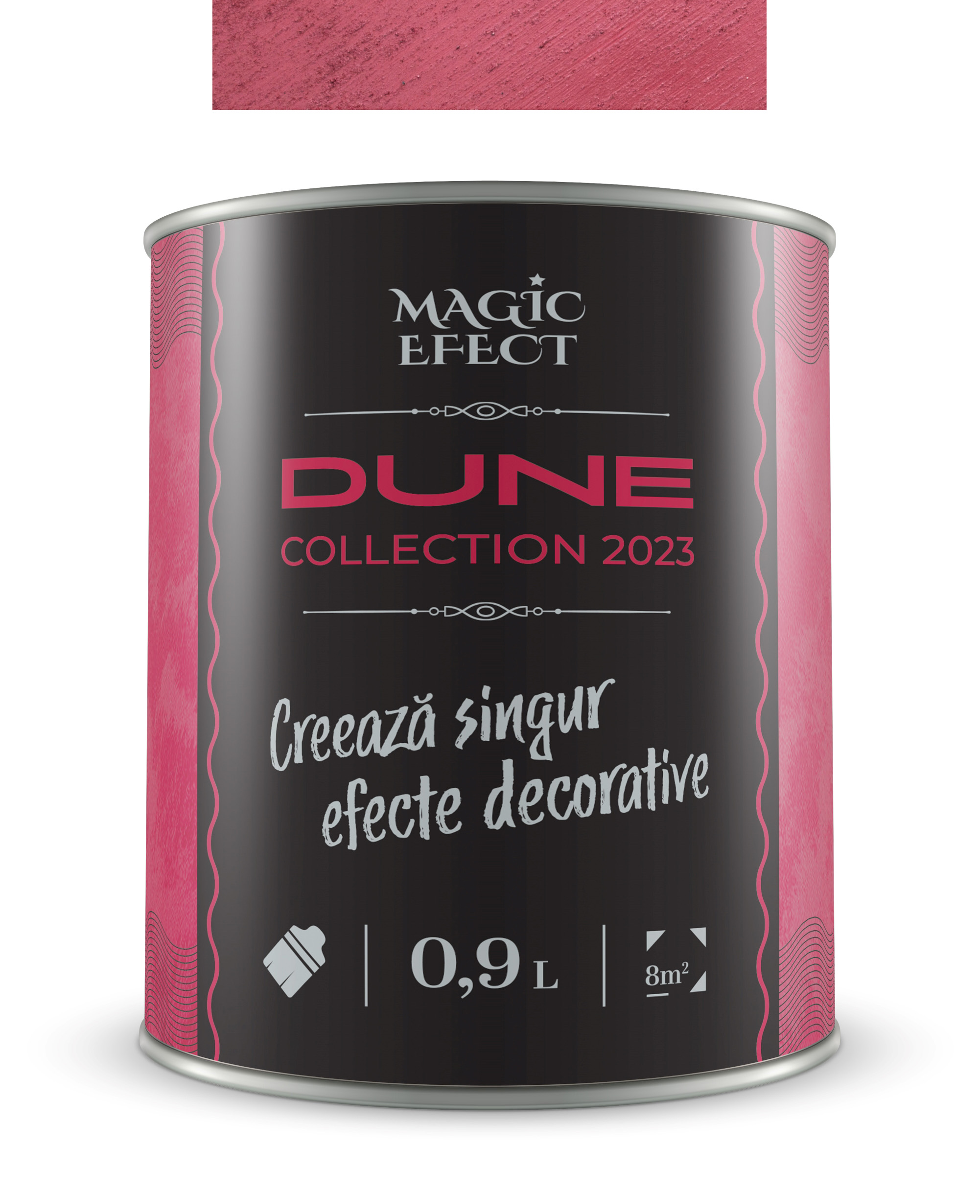 Vopsea Magic Efect Dune, Ruby Rosu, 0.9L