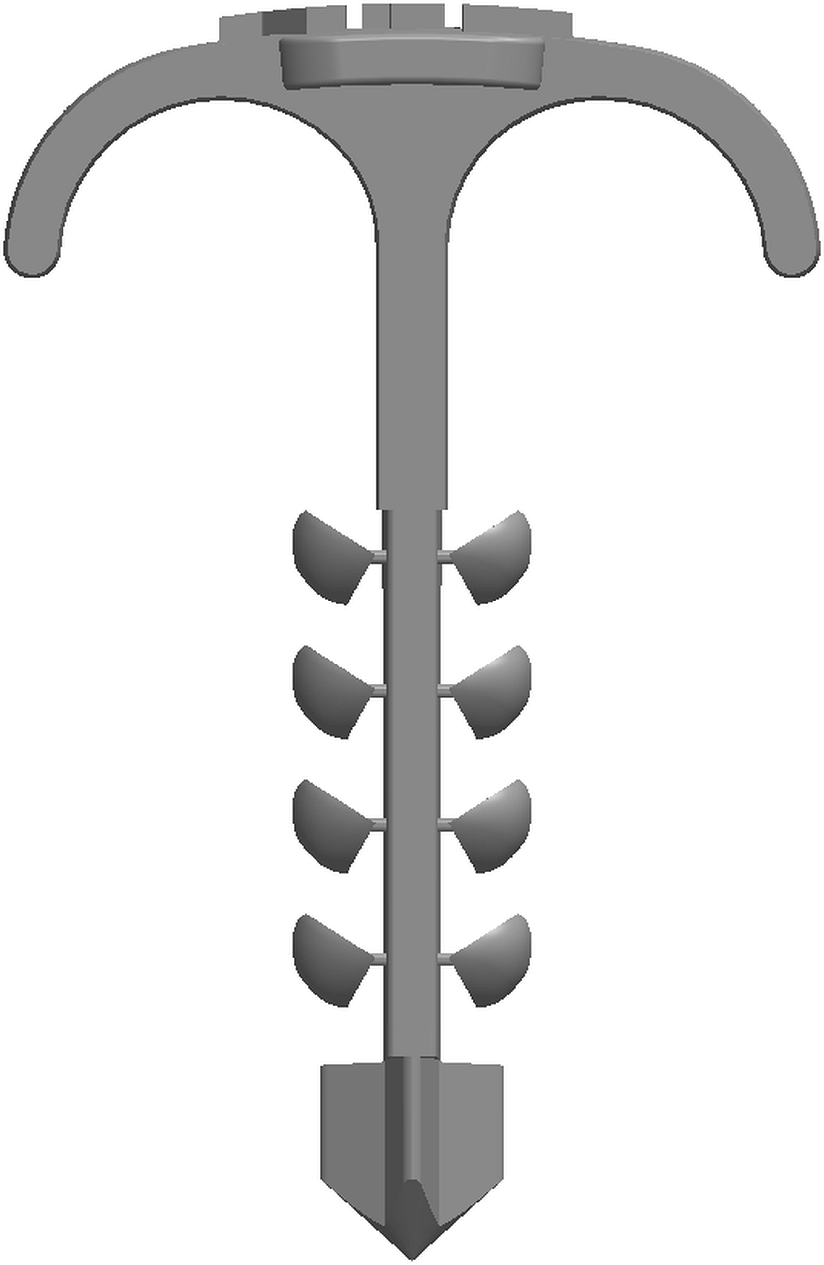 Clema dubla fixare NL, 412 mm, 10 buc