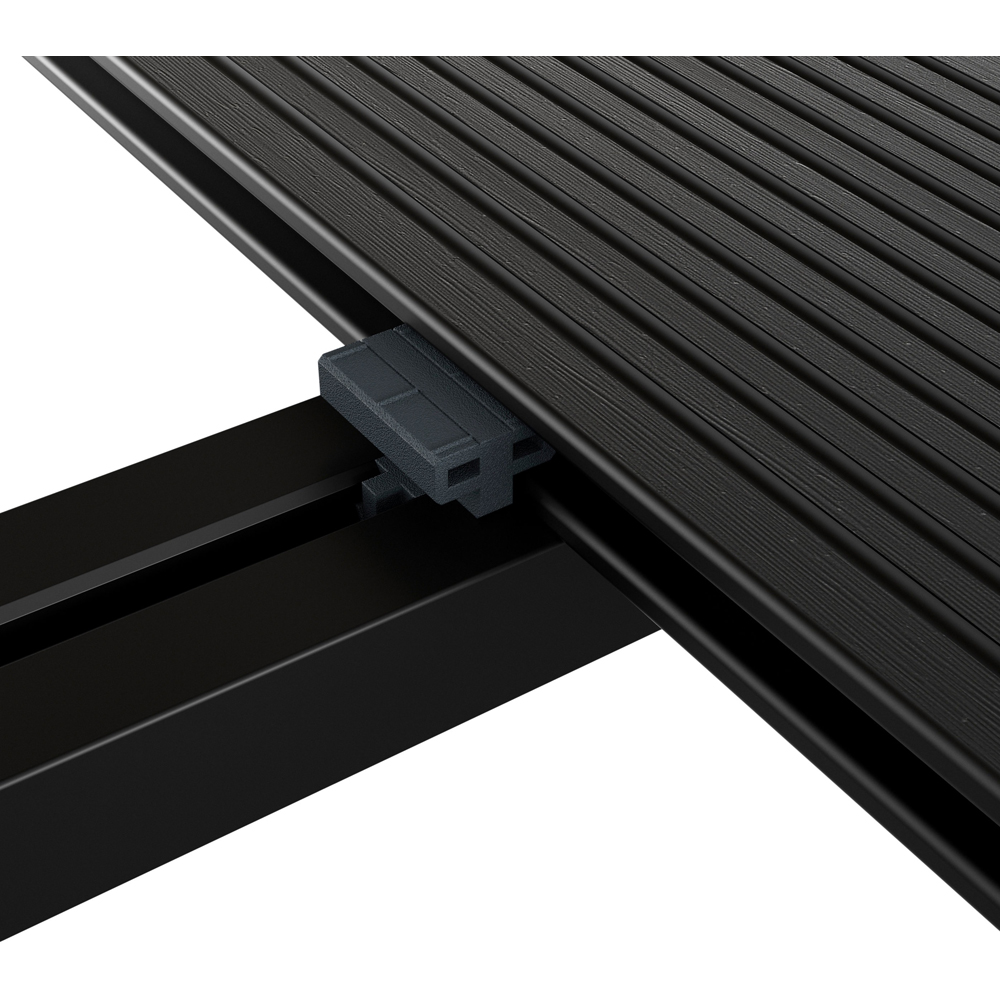 Placa WPC terasa KLIKSTROM Neva, 220 x 14.5 x 2.1 cm, gri antracit