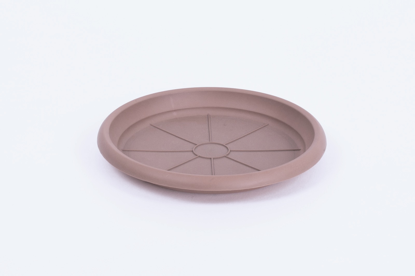 Farfurie ghiveci Diana, D16.5 cm, maro hazelnut
