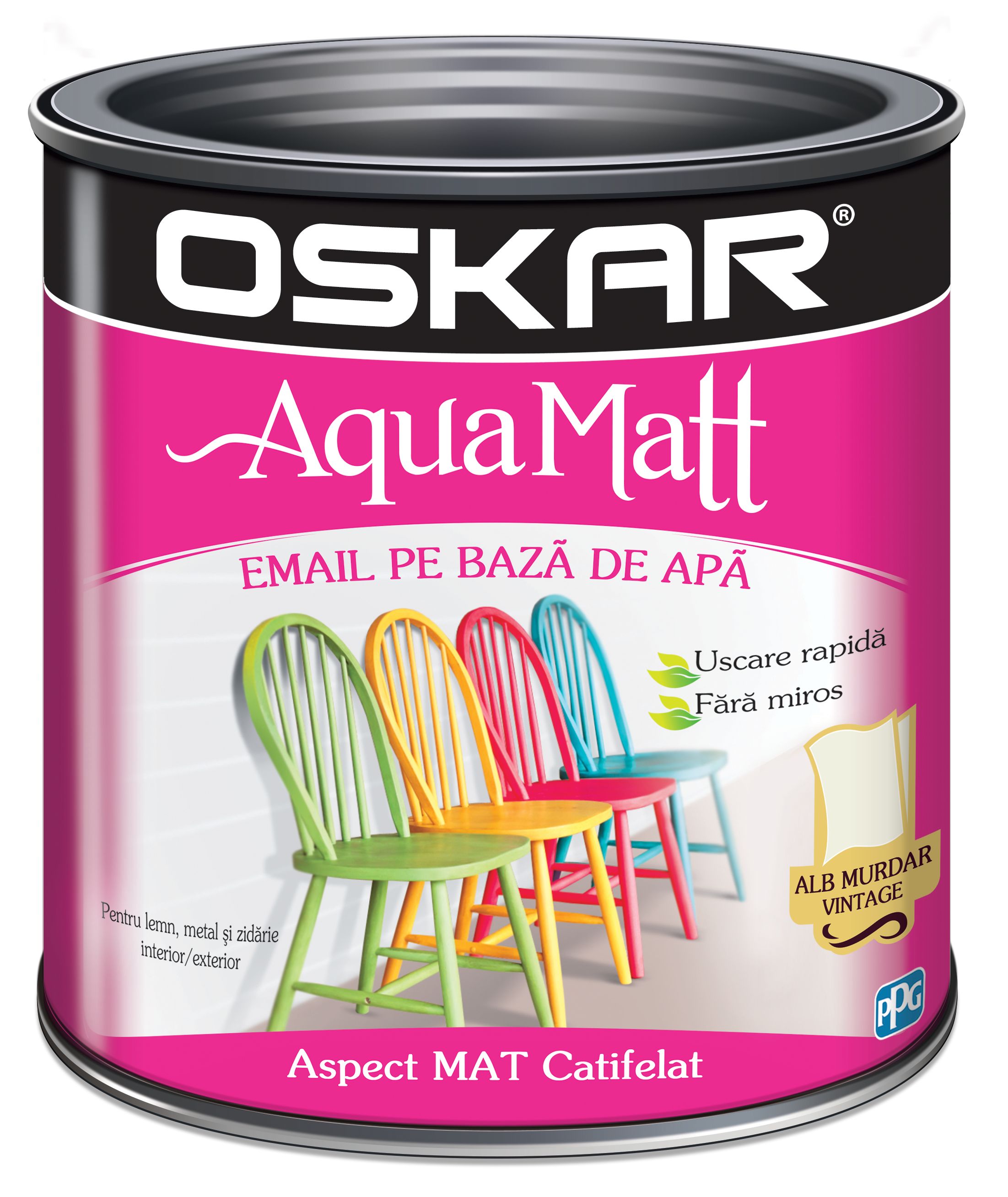 Email Oskar Aqua M Alb Vintage 0.6L